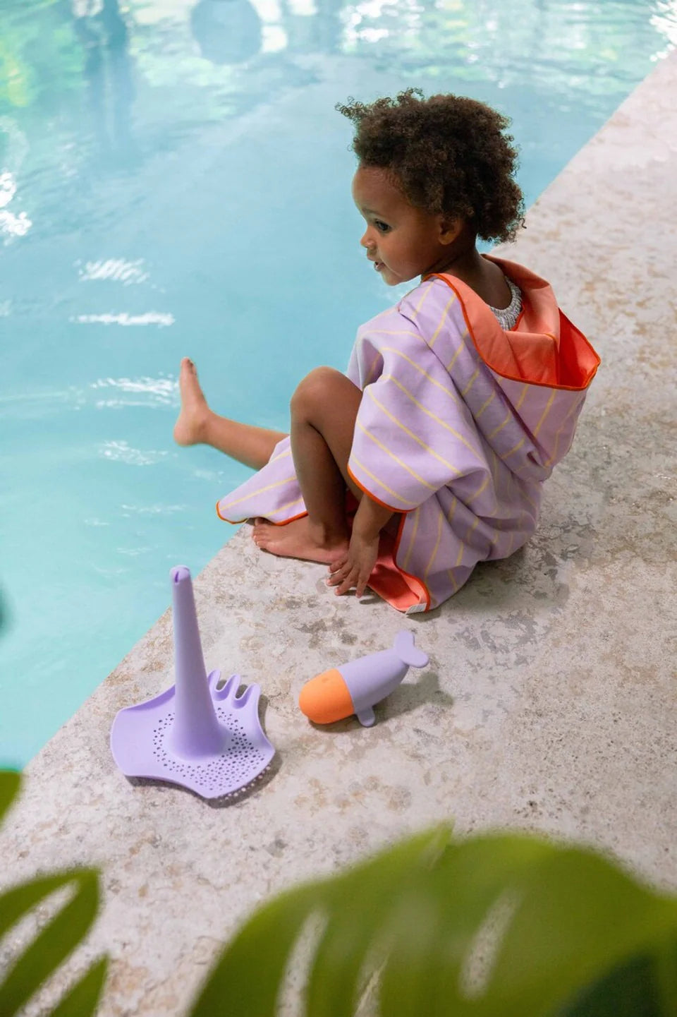 Quut Kids Beach Poncho - Lavender