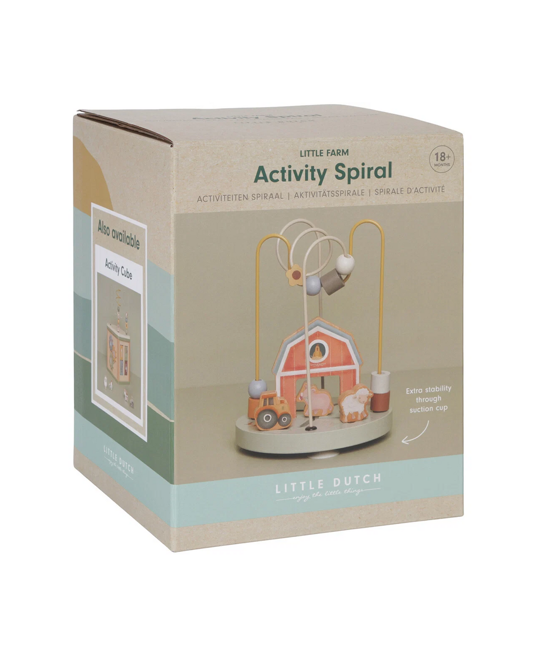 Little Farm Wooden Farmhouse Activity Spiral