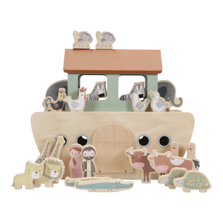 Little Dutch Wooden Noah's Ark Play Set