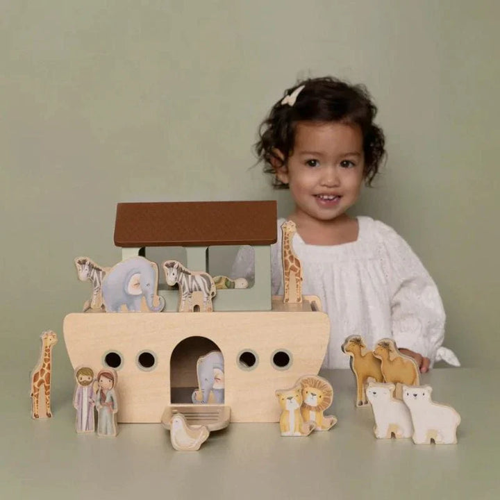 Little Dutch Wooden Noah's Ark Play Set