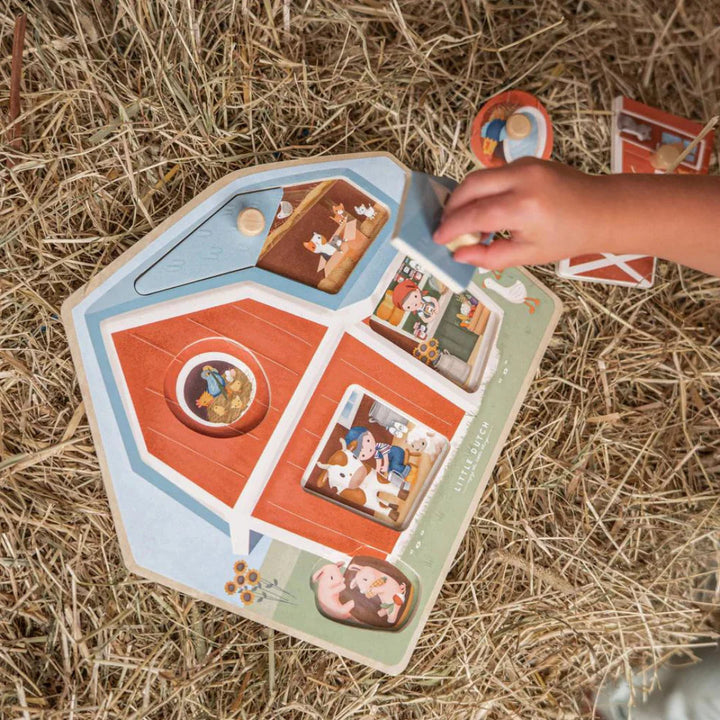Little Farm Wooden Farmhouse Puzzle