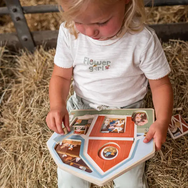 Little Farm Wooden Farmhouse Puzzle