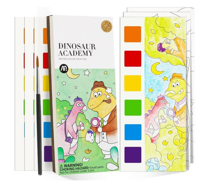 Watercolour Painting Set  - Dinosaurs