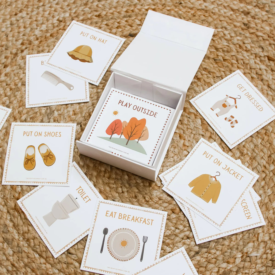 Shopping Routine Cards The Creative Sprout Daily Routine Cards - 72 Pack – The Thrifty Mumma