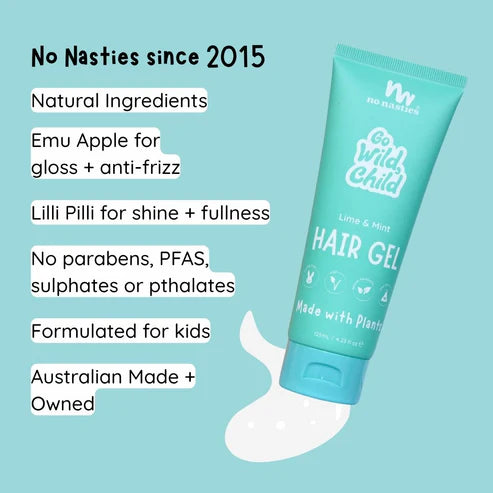 Kids Hair Gel - Zesty Lime and Fresh Mint