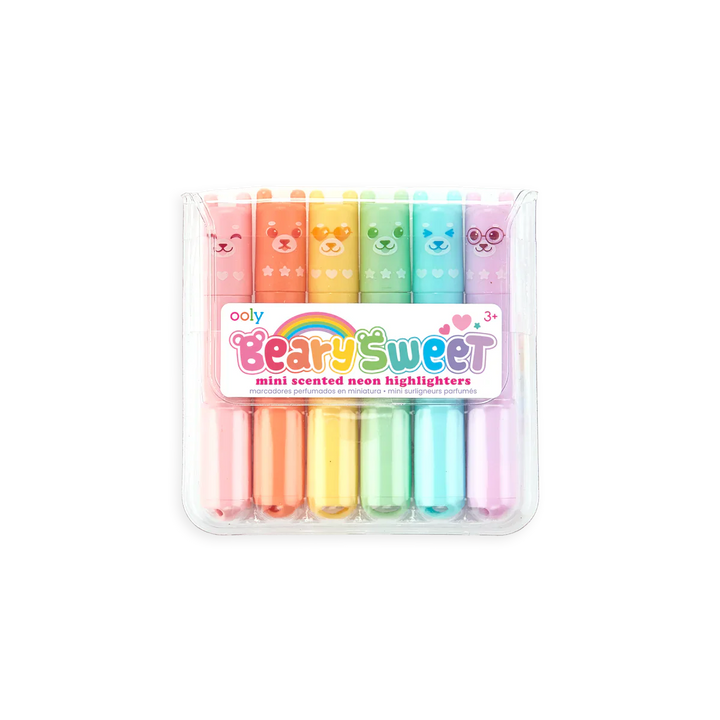 Beary Sweet Mini Scented Highlighter - Set of 6