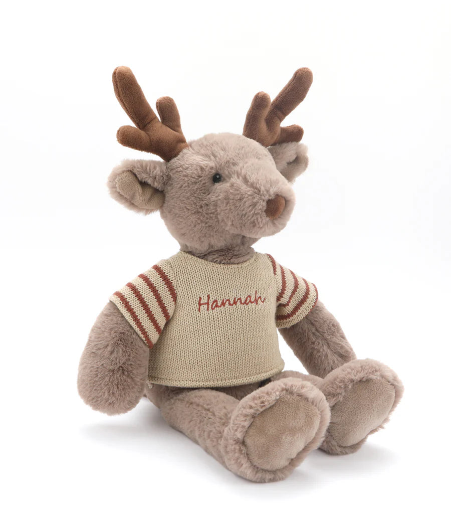 Nana Huchy Personalised Rudy the Reindeer - FREE Embroidery