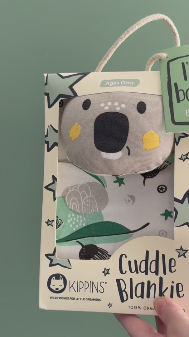 Kippin Organic Cotton Baby Comforter - Banjo the Koala