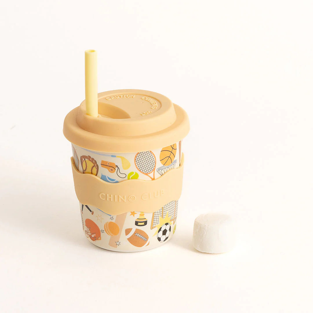 Sports Kids Keep Cup 240ml + Straw