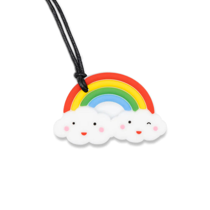 Jellystone Sensory Chew Pendant Necklace - Rainbow