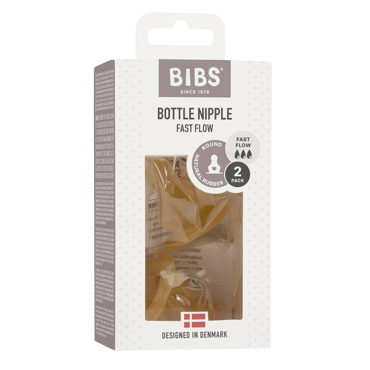 BIBS Bottle Nipple 2 Pack | Fast Flow