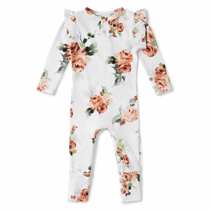 Snuggle Hunny Organic Growsuit - Rosebud