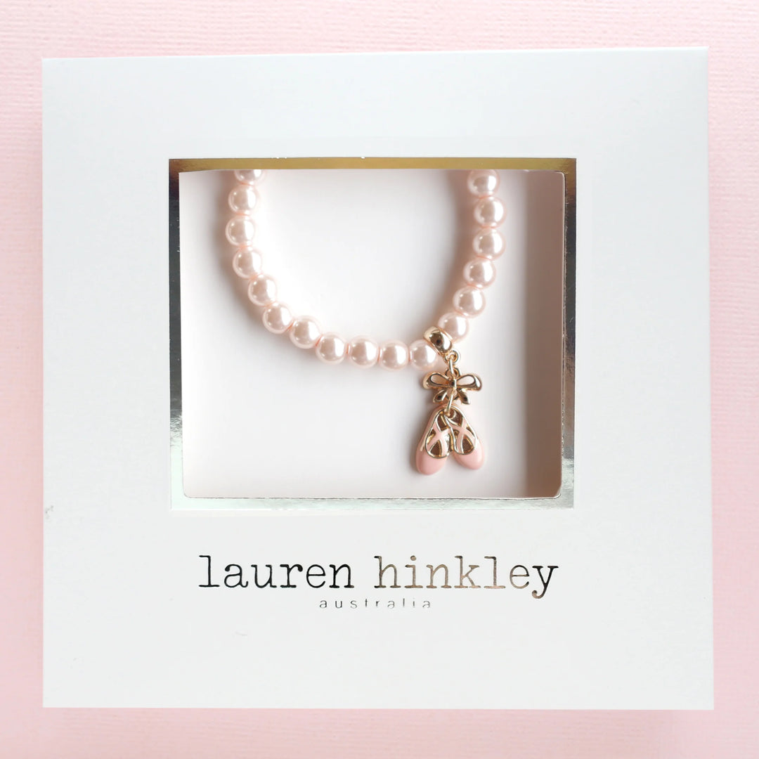 Lauren Hinkley Ballet Slippers Pearl Bracelet