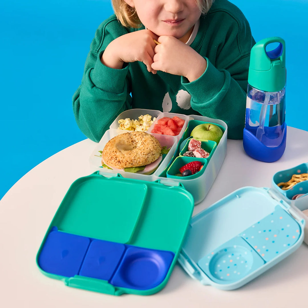 b.box Silicone Lunchbox Bento Tray - Electric Jungle