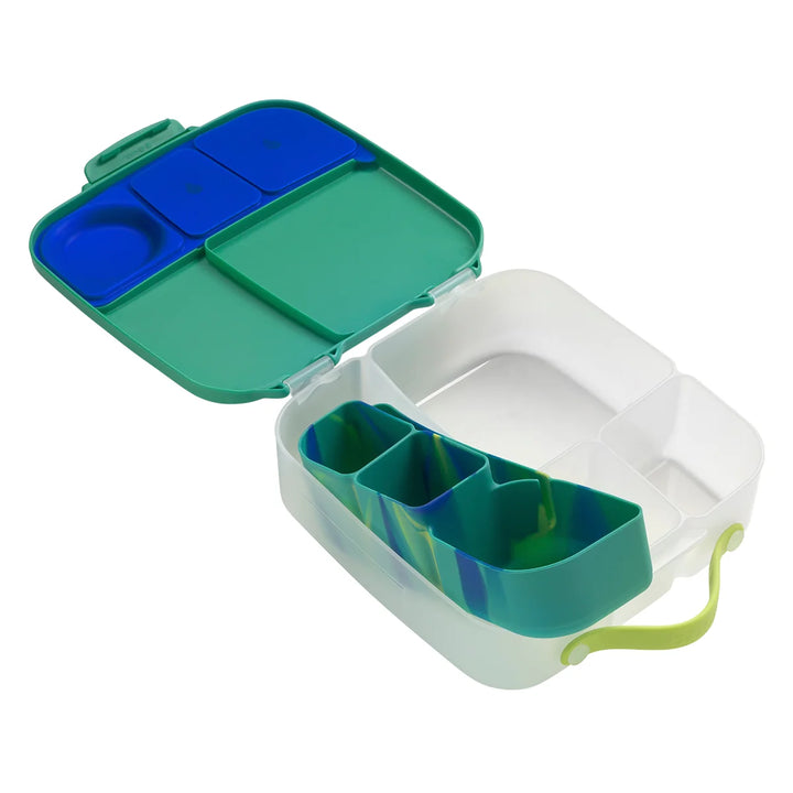 b.box Silicone Lunchbox Bento Tray - Electric Jungle