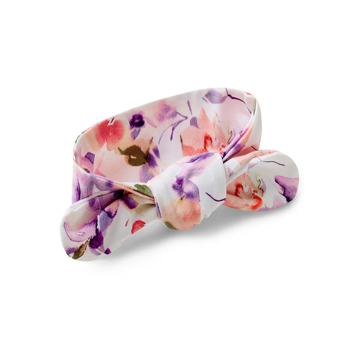 Snuggle Hunny Organic Top Knot Headband - Blushing Beauty