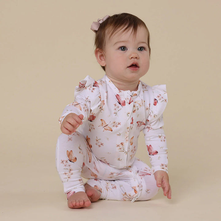 Snuggle Hunny Organic Snugglesuit - Butterfly