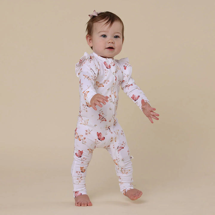 Snuggle Hunny Organic Snugglesuit - Butterfly