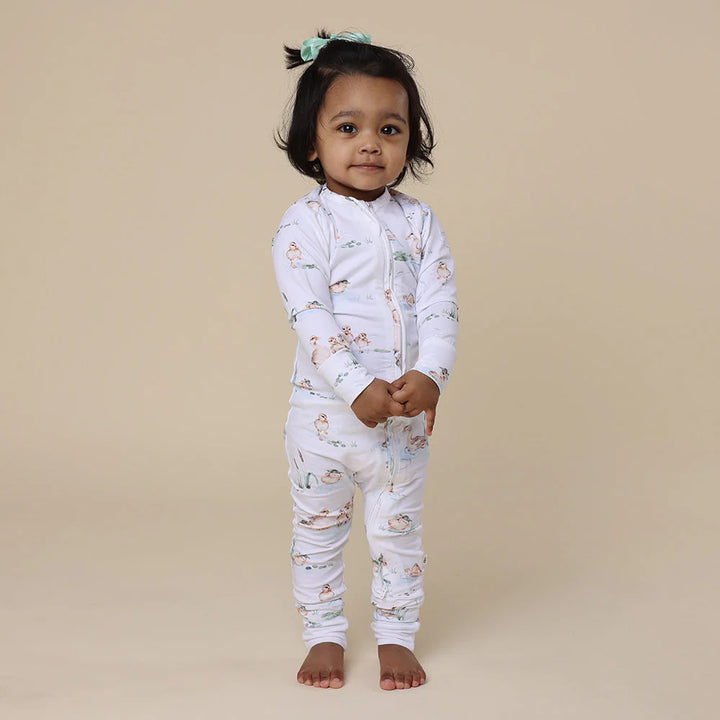 Snuggle Hunny Organic Snugglesuit - Duck Pond