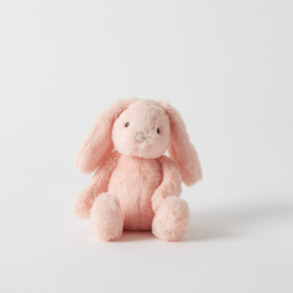 Jiggle & Giggle 25cm Bunny Plush Toy - Peach