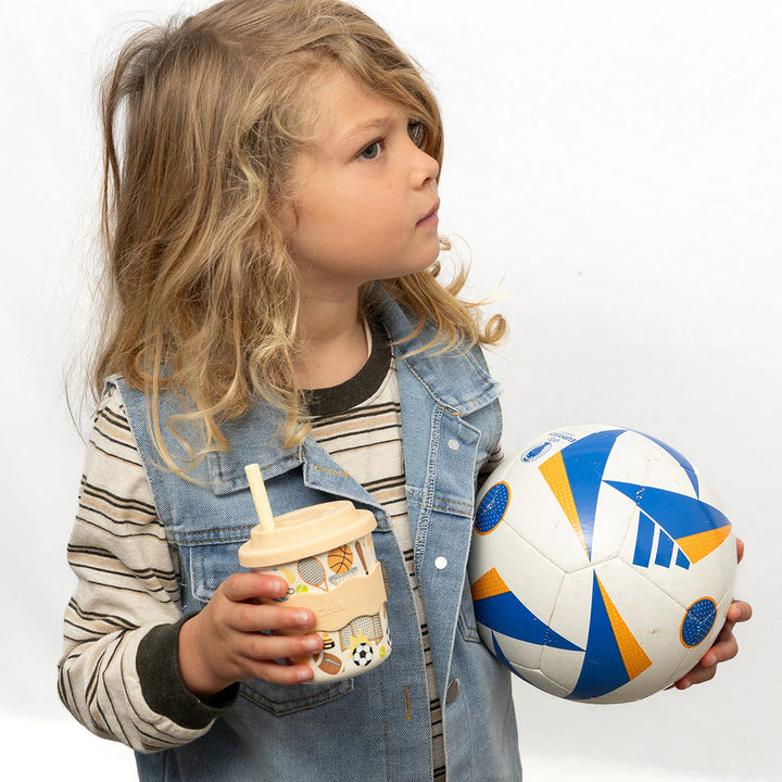 Sports Kids Keep Cup 240ml + Straw