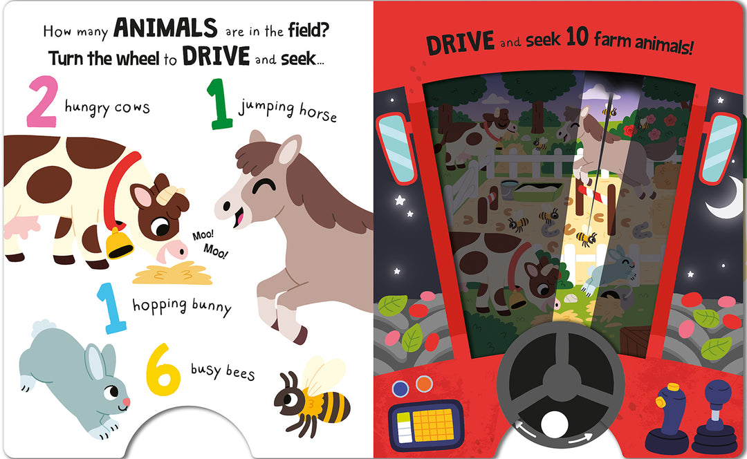 Drive & Seek Farm - A Magic Find & Count Adventure