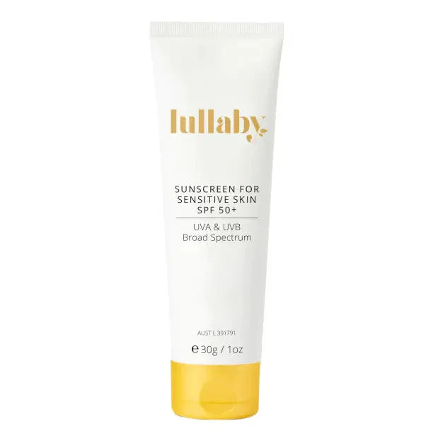 Lullaby SPF50+ Sensitive Skin Sunscreen Travel Size 30g