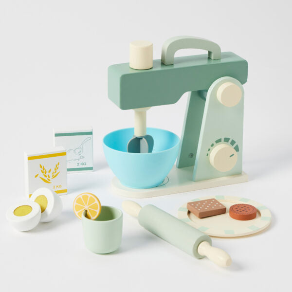 Wooden Kitchen Mixer Play Set