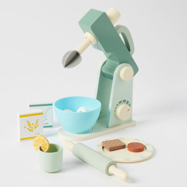 Wooden Kitchen Mixer Play Set