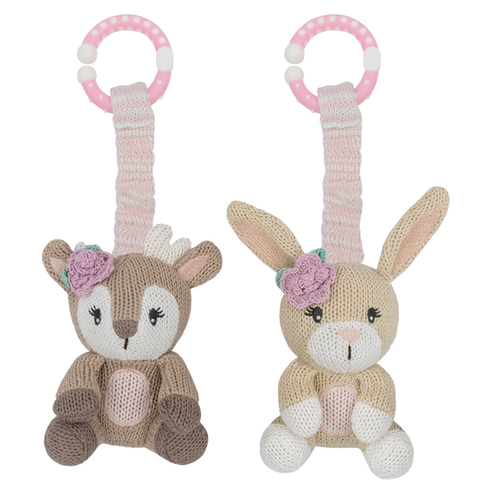Pram/Stroller Toys - Fawn & Bunny