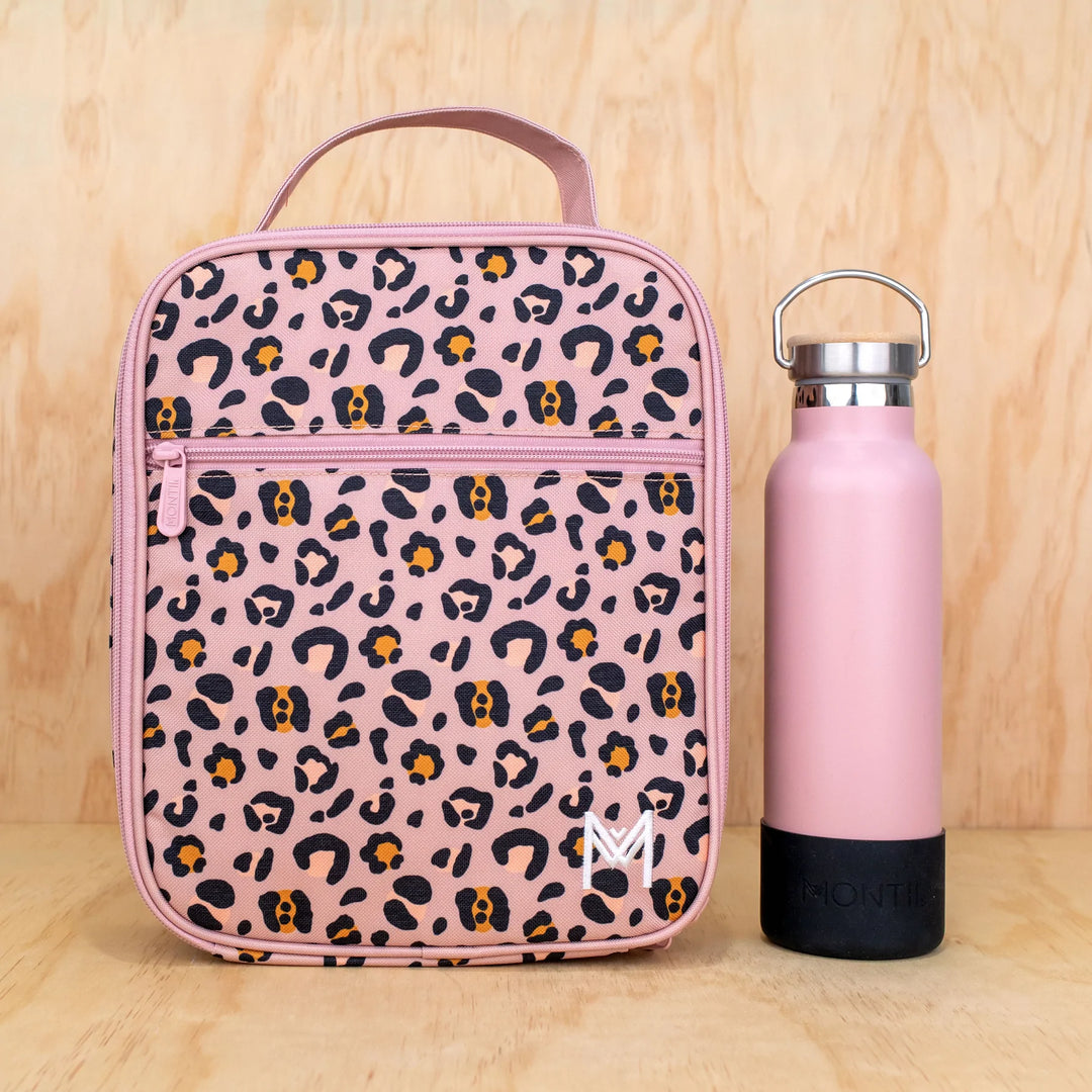 Montiico Large Insulated Lunch Bag - Blossom Leopard