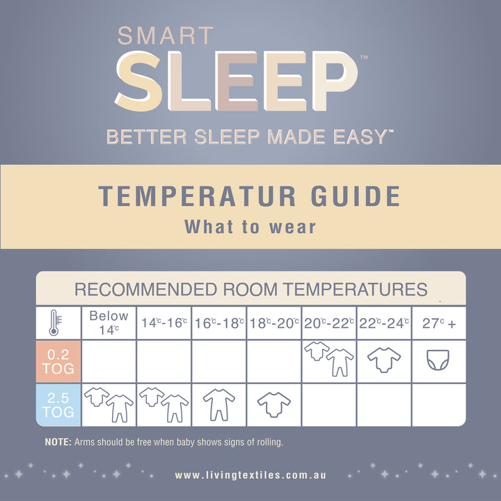 Smart Sleep Sleeping Bag 0.2 TOG 6-18mths - Mason