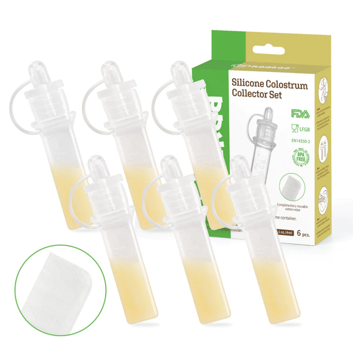 Haakaa Colostrum Collector Set - 4ml 6 Pack (Pre-Sterilised)