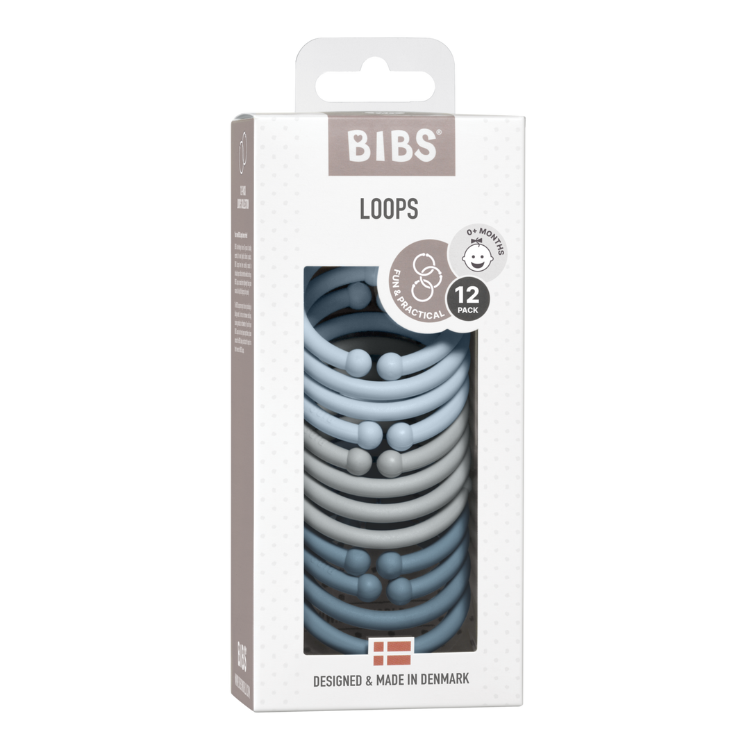 BIBS Loops 12 Pack Cloud/Baby Blue/Petrol