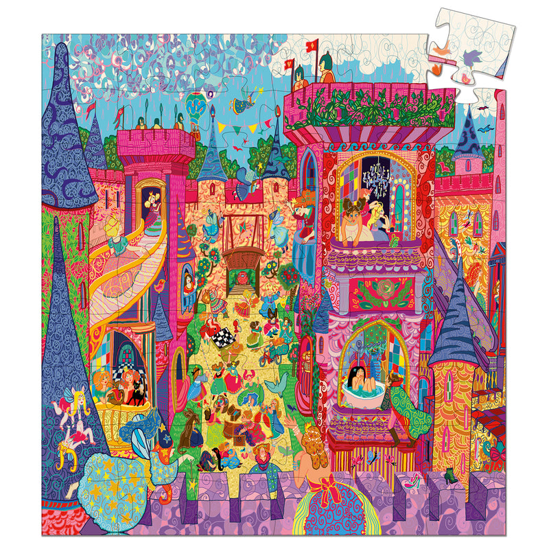 Djeco Fairy Castle 54pc Silhouette Puzzle