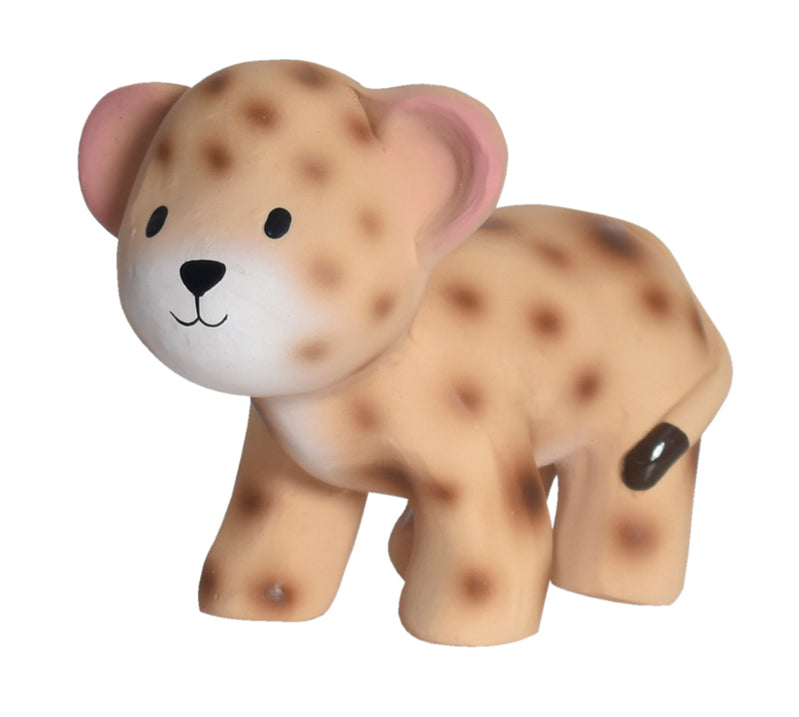 Tikiri My First Animals Natural Rubber Toy with Gift Box - Leopard