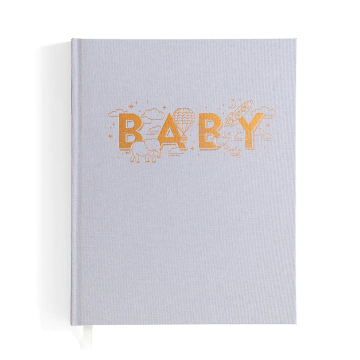 Baby Record Book - Grey