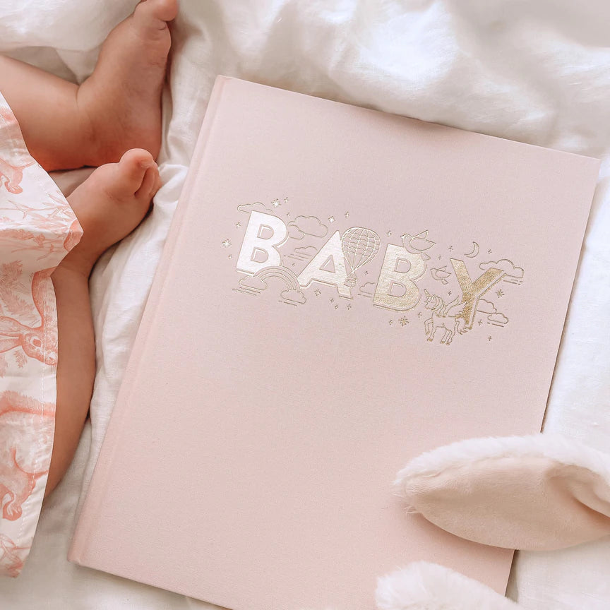 Baby Record Book - Rose
