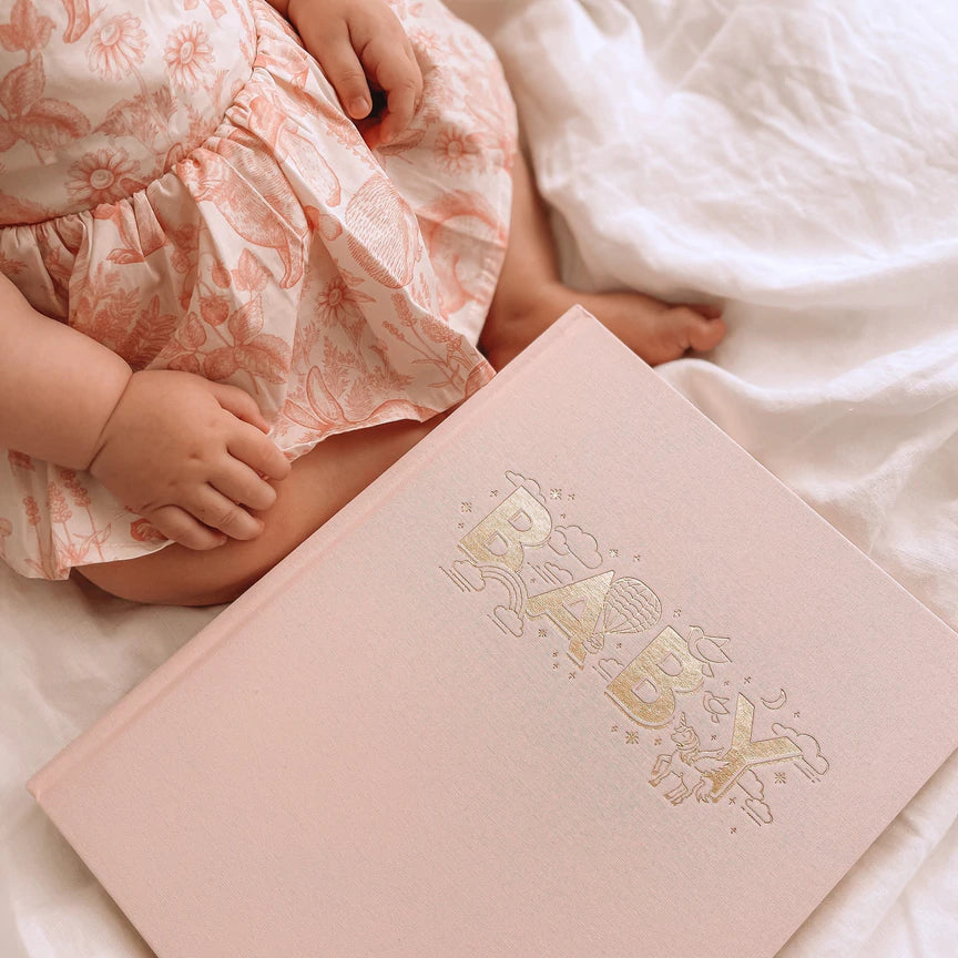 Baby Record Book - Rose