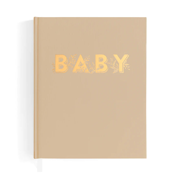 Baby Record Book - Biscuit