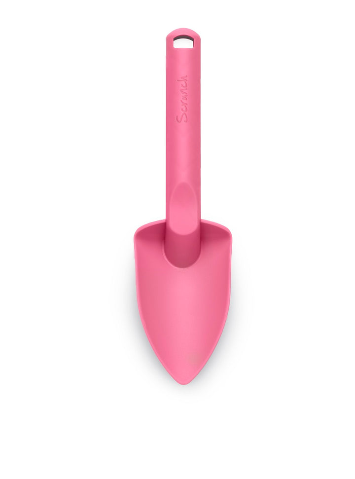 Scrunch Beach Bundle with Bucket, Spade, Rake & Moulds - Flamingo Pink