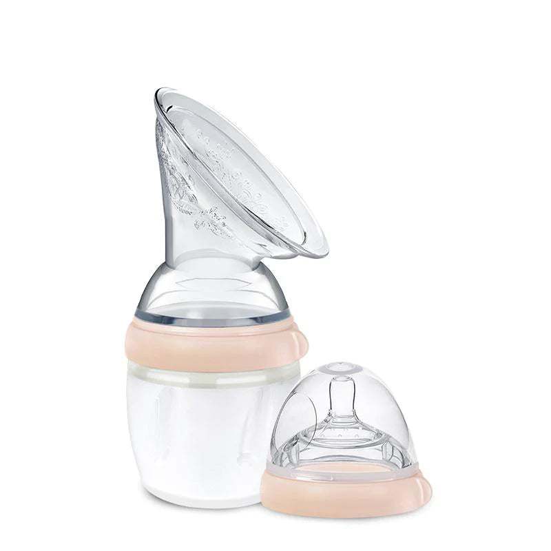 Haakaa Breast Pump and Baby Bottle Top Set (Generation 3 160ml) - Peach