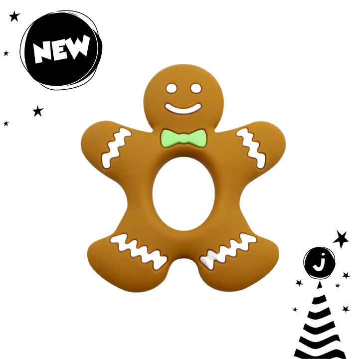 Jellystone Gingerbread Man Christmas Teether