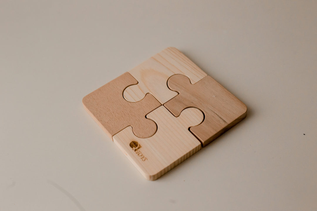 Natural Wooden Contrast Puzzle