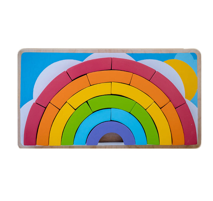 Chunky Rainbow Wooden Puzzle