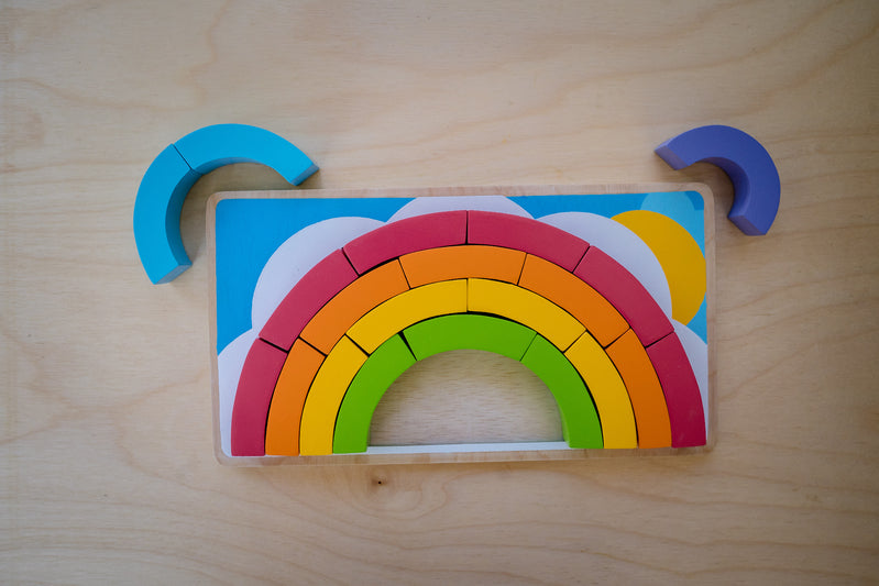 Chunky Rainbow Wooden Puzzle