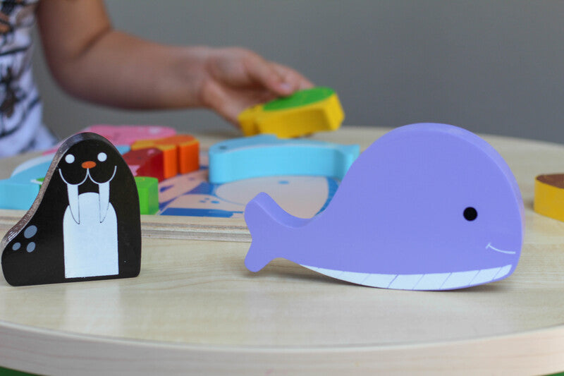 Chunky Wooden Puzzle - Sea Creatures