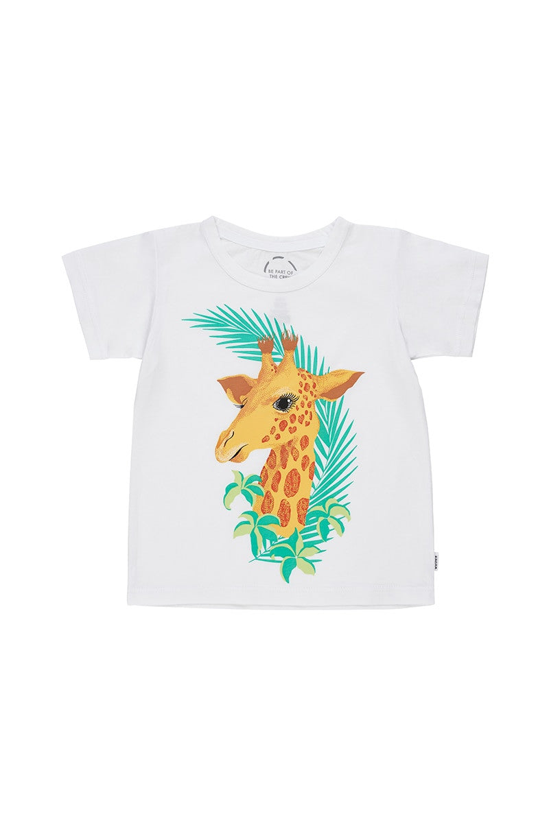 Bonds Kids Short Sleeve Crew Tee - George Giraffe