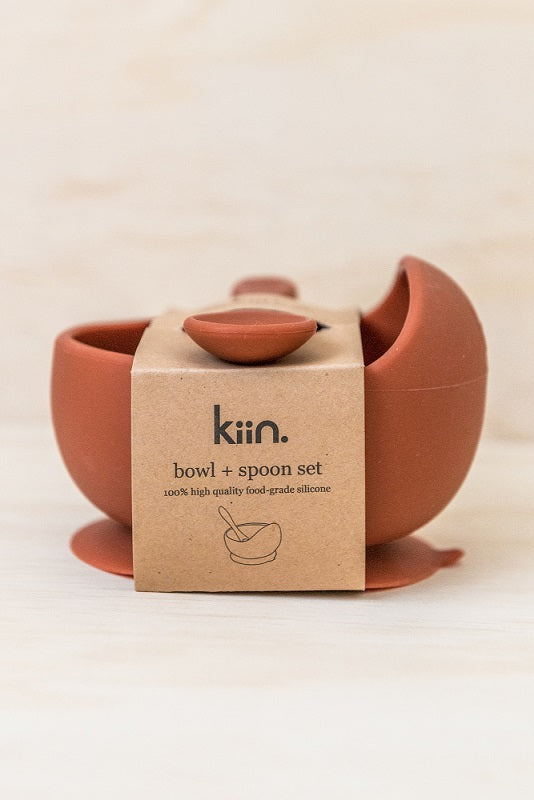 Kiin Silicone Bowl & Spoon Set
