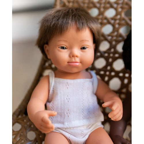 Miniland Doll - Caucasian Boy with Down Syndrome